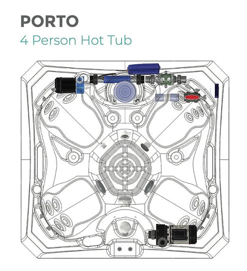 Porto - HSG282 Compliant Hot Tub