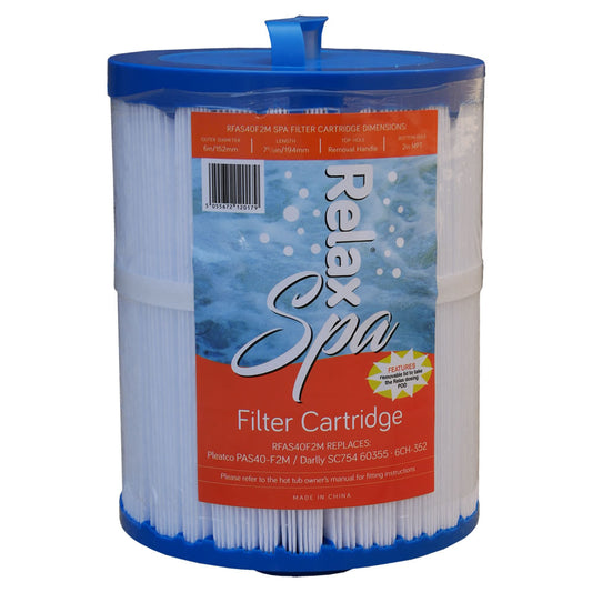 Relax Spa Filter Cartridge - PAS40-F2M - POD