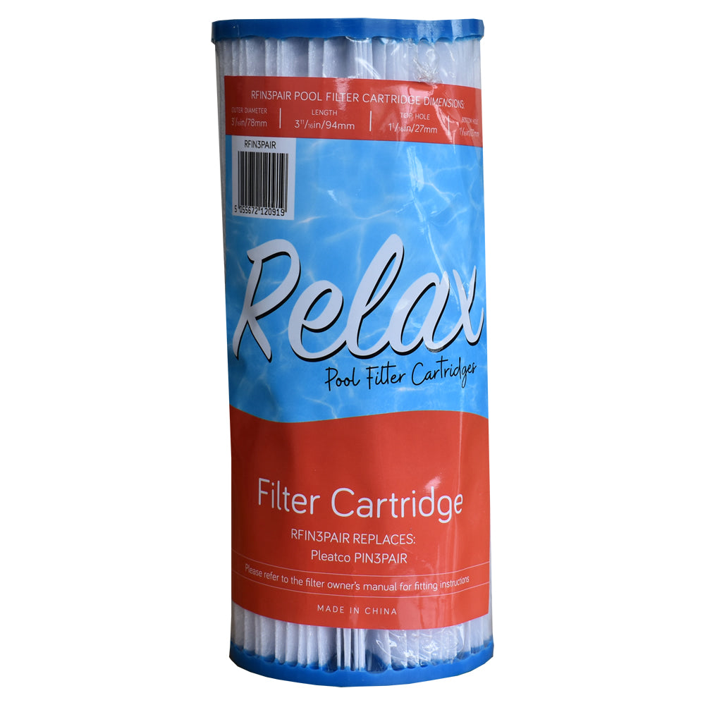 Relax Pool Filter Cartridge - PIN3PAIR