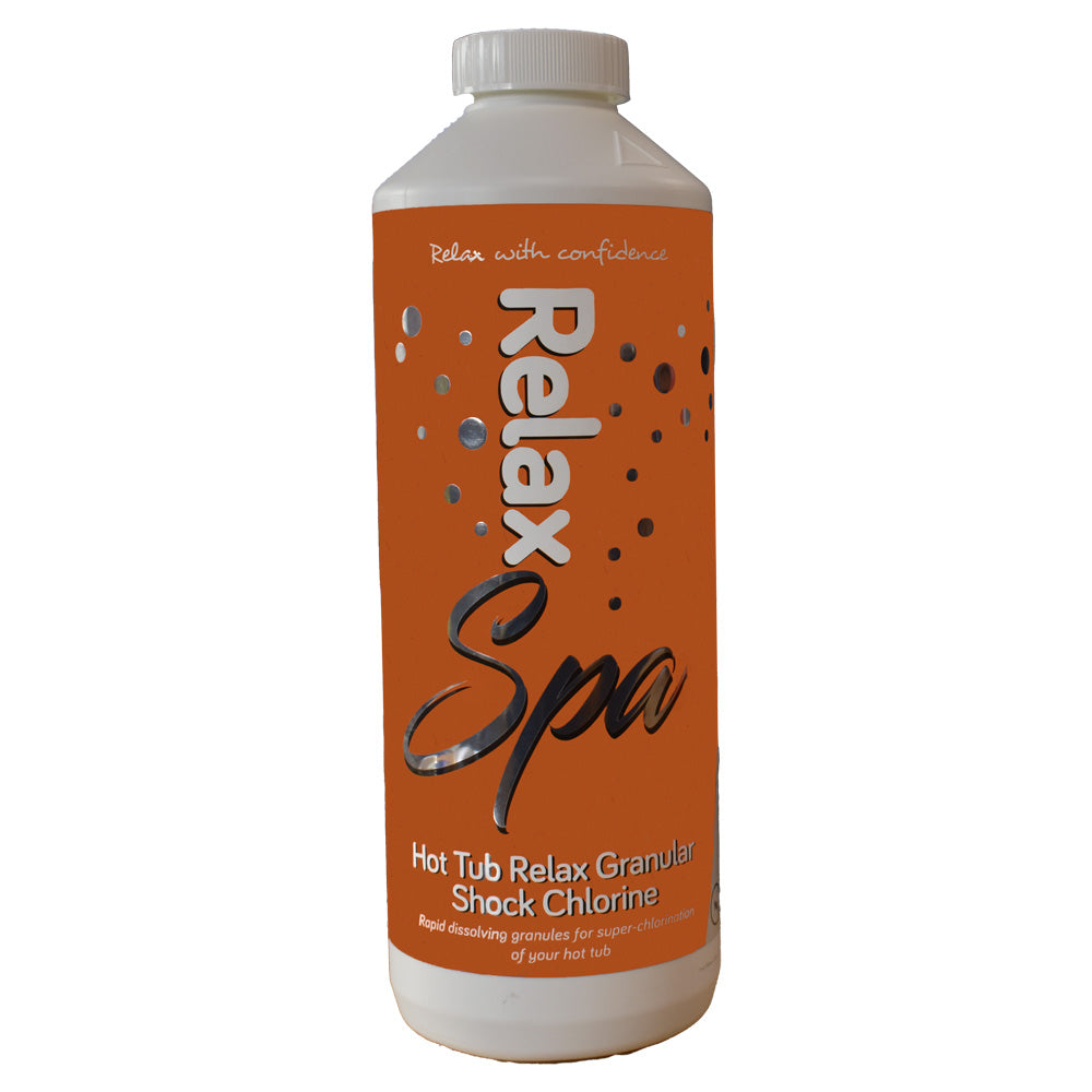 1kg Relax Spa Shock Chlorine Granules