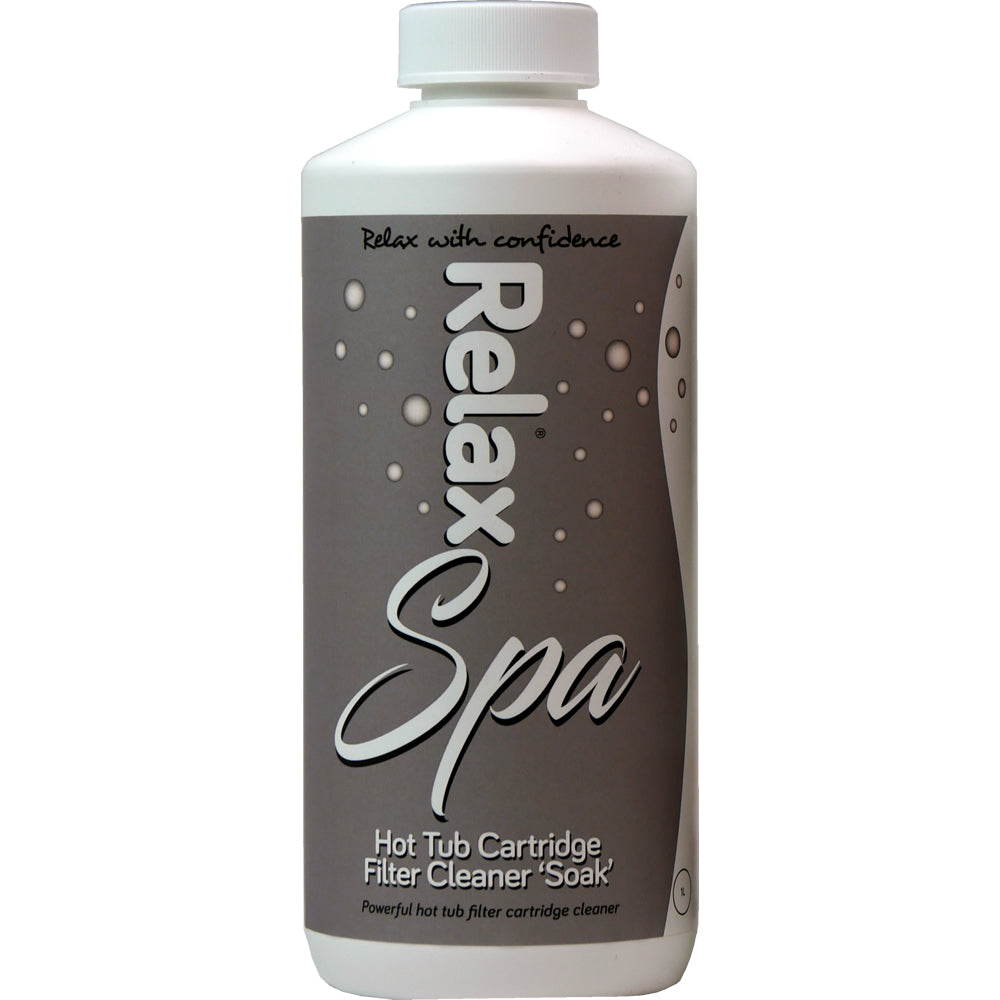 1 Litre Relax Spa Filter Cartridge Cleaner Soak