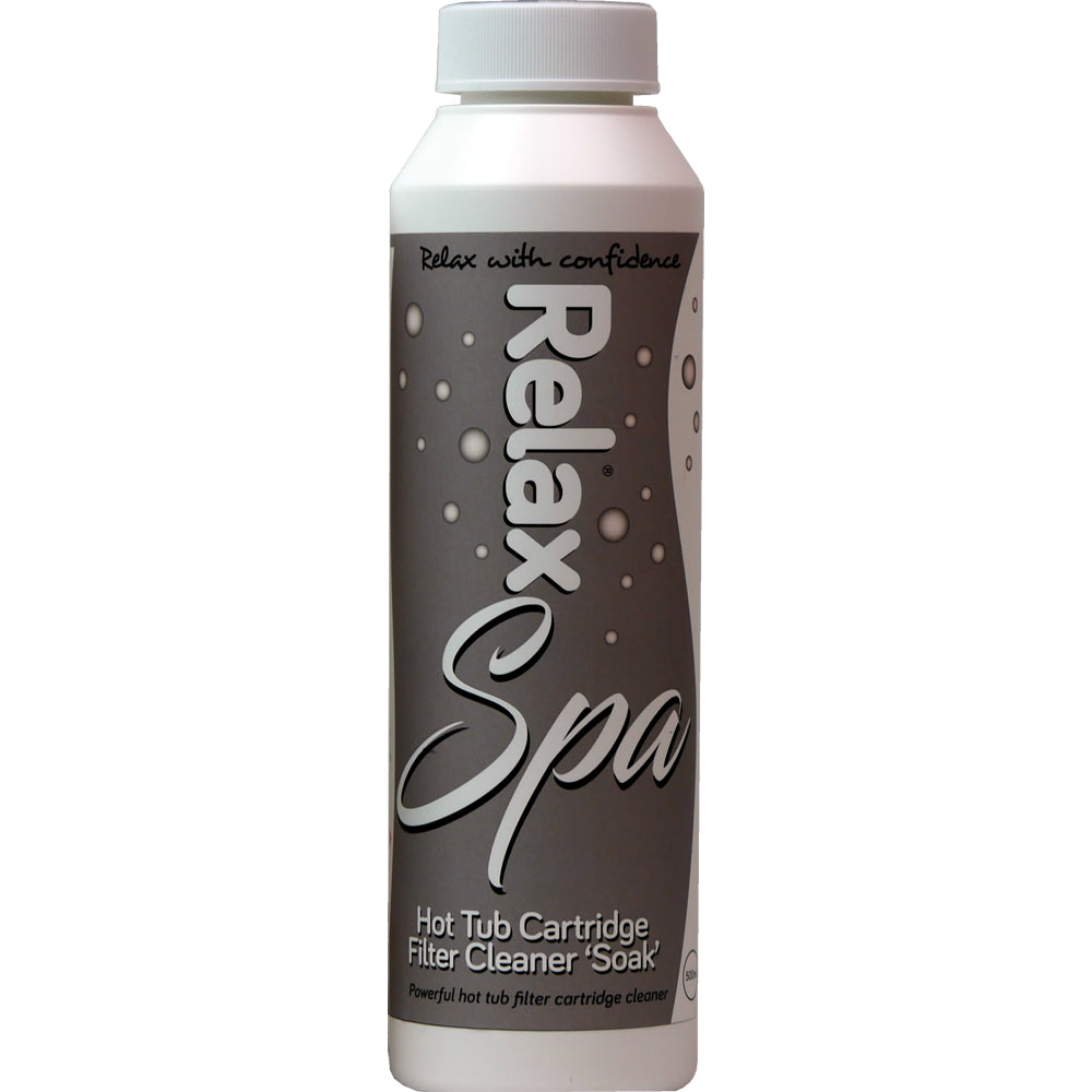 500ml Relax Spa Filter Cartridge Cleaner Soak