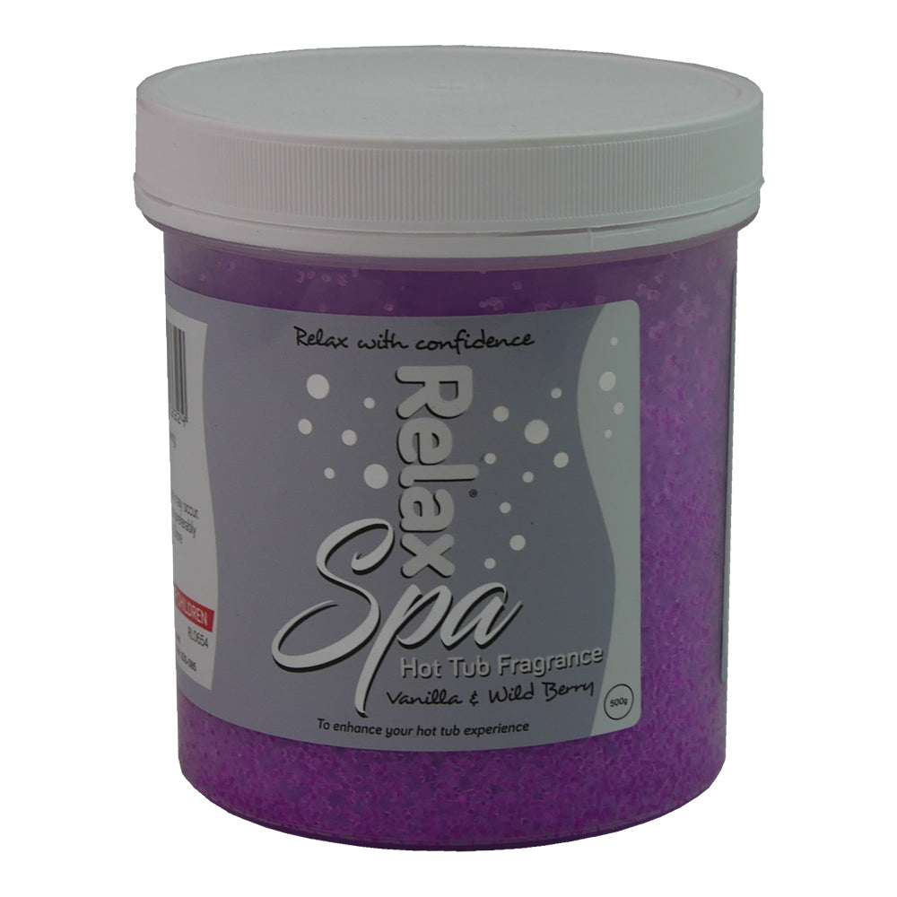 500g Relax Spa Fragrance Crystals - Vanilla & Wild Berry