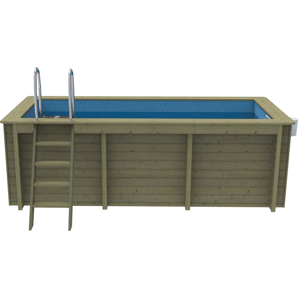 Plastica Nazca 4m x 2m Wooden Pool Package